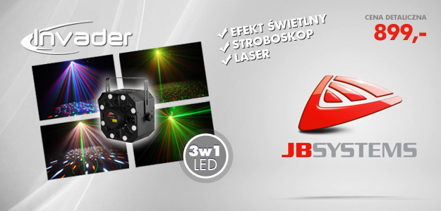 Nowość: JB Systems INVADER - efekt LED