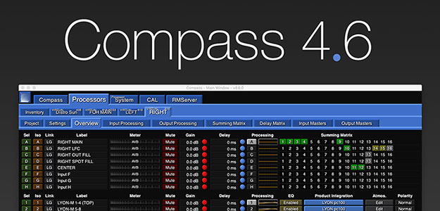 Meyer Sound Compass 4.6 teraz ze standardem MILAN