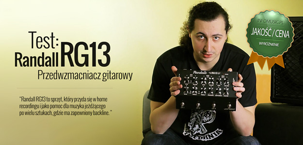 Test przedwzmacniacza gitarowego Randall RG13 w Infomusic.pl