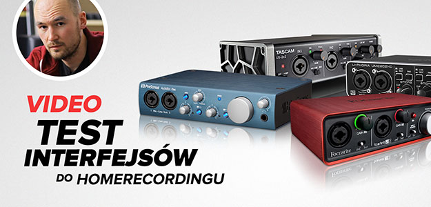 Test interfejsów audio Behringer, Focusrite, PreSonus &amp; Tascam