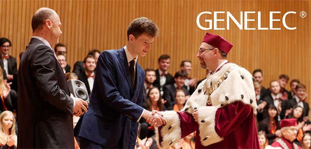 Miłosz Bogić z nagrodą Genelec dla najlepszego studenta