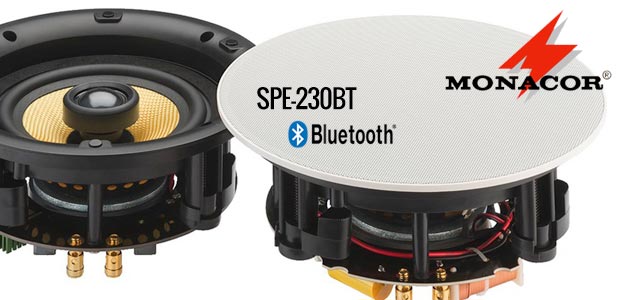 Nowe, bezprzewodowe głośniki instalacyjne Bluetooth od Monacora