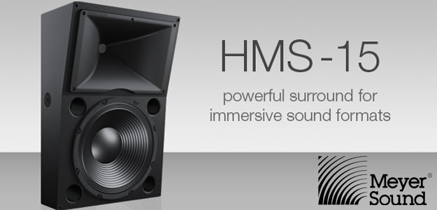 MEYER SOUND: HMS-15, nowy model wśród kolumn surround sound.