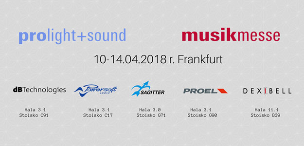 Produkty SoundTrade na targach ProLight+Sound &amp; Musikmesse
