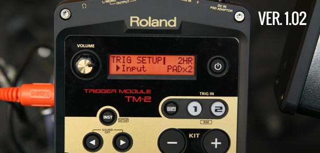 Nowe oprogramowanie dla modułu perkusyjnego TM-2 wersja 1.02