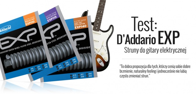 Test: D'Addario EXP powlekane struny do gitary elektrycznej 