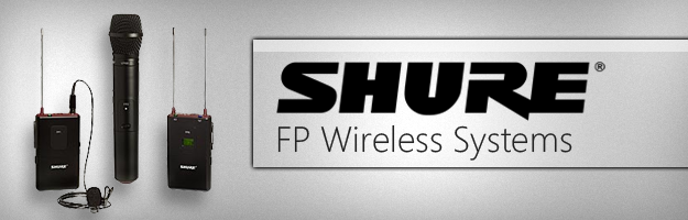 Nowe przenośne mikrofony Shure - FP Wireless Systems