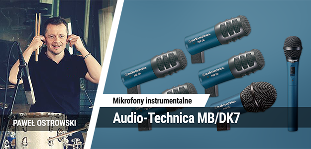 Test mikrofonów instrumentalnych Audio-Technica MB/DK7