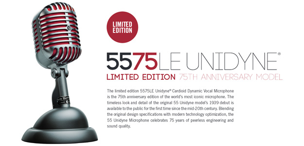 Shure 5575LE na 75. rocznicę modelu 55 Unidyne