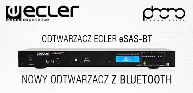 ISE2017: Ecler eSAS-BT - najnowszy odtwarzacz audio z bluetooth 
