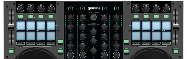 4-kanałowy kontroler od Gemini DJ