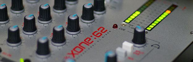 Test miksera audio Allen & Heath Xone 62