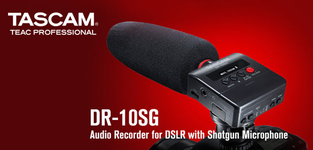 Tascam DR-10SG  - Nowy rejestrator cyfrowy do aparatów DSLR