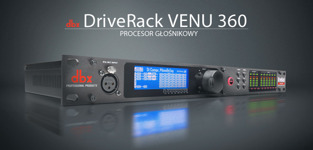 Nowy procesor głośnikowy dbx DriveRack 360