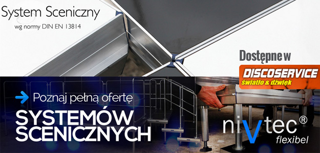 Systemy sceniczne NIVTEC w ofercie firmy DiscoServie