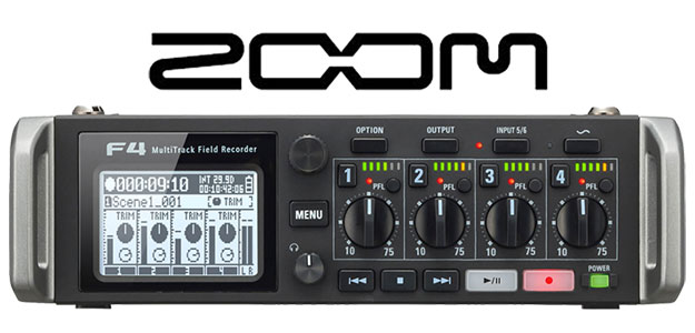 Zoom prezentuje F4 - przenośny wielościeżkowy rejestrator audio