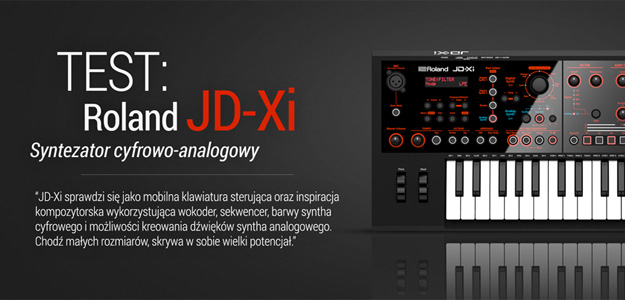 Test syntezatora cyfrowo-analogowego Roland JD-Xi