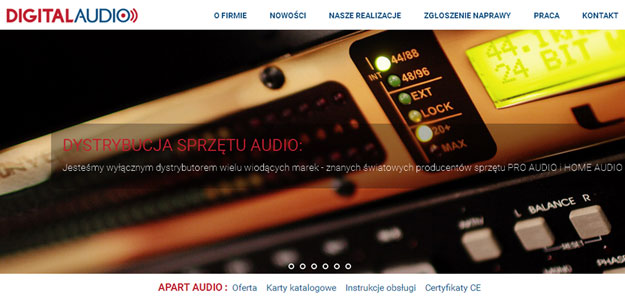 Zobacz nową stronę www Digital Audio 