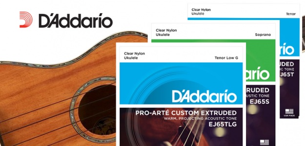 NAMM2015: nowe zestawy strun do ukulele od D'Addario
