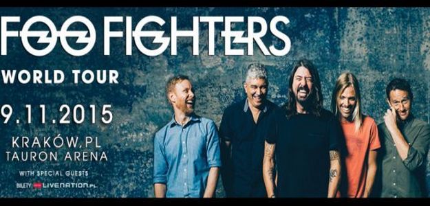Foo Fighters wystąpi w Krakowie