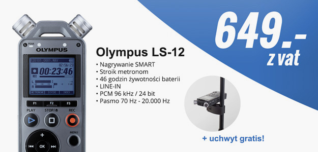 Kup Olympusa LS-12 uchwyt dostaniesz gratis!
