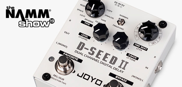 NAMM'19: D-Seed II Digital Delay - kolejna nowość w katalogu Joyo 