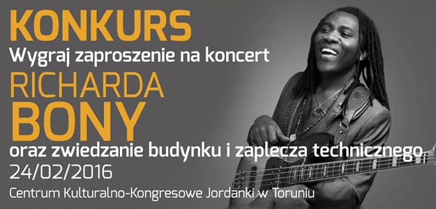 Konkurs: Zgarnij wejściówkę na koncert Richarda Bony!