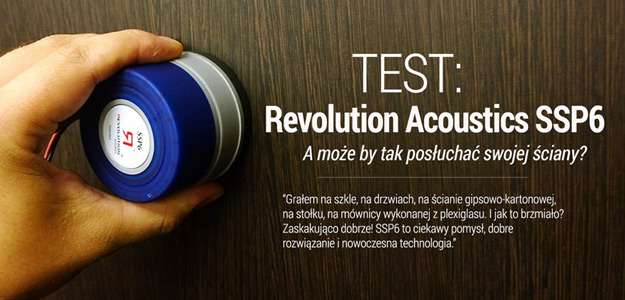 TEST: Wzbudnik audio Revolution Acoustics SSP6