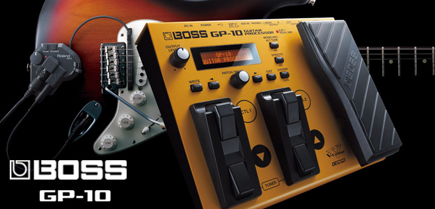Kompaktowy procesor gitarowy BOSS GP-10