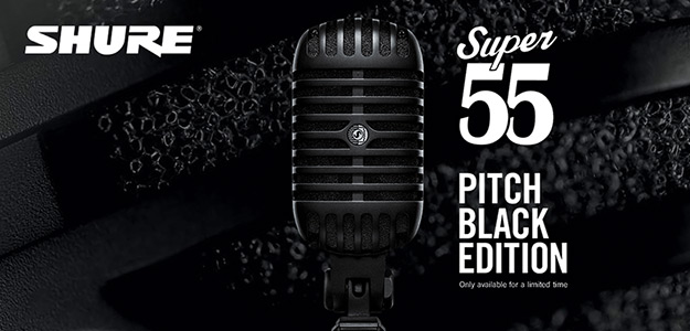 Mikrofon wokalny Shure Super 55-BLK w wersji kruczoczarnej