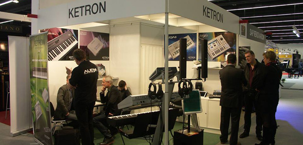 Stoisko Ketron podczas Musikmesse2014