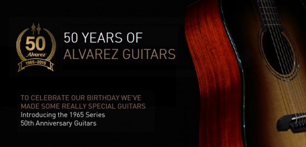 Wyjątkowe gitary Alvarez na 50-lecie istnienia firmy