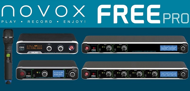 Novox FREE PRO - seria profesjonalnych mikrofonów bezprzewodowych