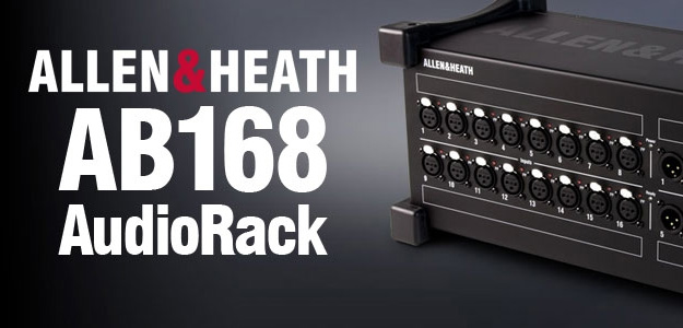 Allen &amp; Heath prezentuje cyfrowy stagebox AB168 Audio Rack