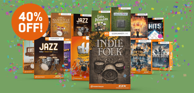 Promocja: Biblioteki Toontrack EZdrummer teraz 40% taniej