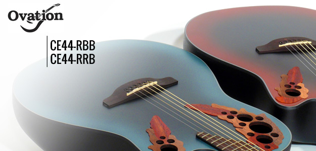 Test gitar Ovation CE44-RBB i CE44-RRB