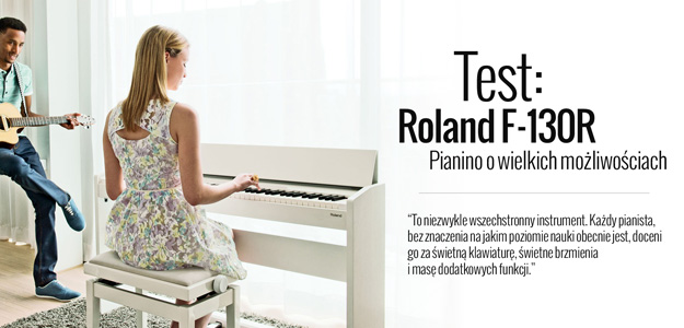 Przetestowaliśmy pianino cyfrowe Roland F-130R