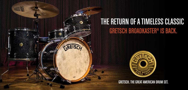 Gretsch USA Broadkaster Drums zwyciązcą M.I.P.A. 2015