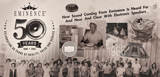 Eminence - Znany producent głośników obchodzi 50-lecie istnienia