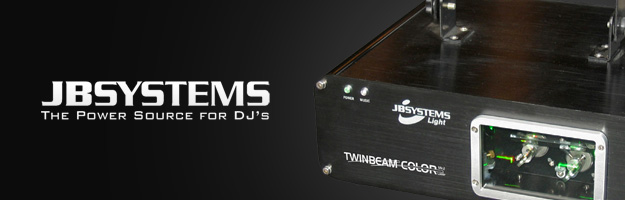 JB Systems przedstawia Twin Beam Color Laser Mk2