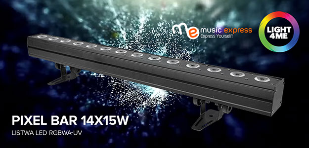 Listwa Light4Me PIXEL BAR 14x15W dostępna w ofercie Music Express