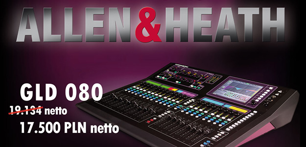 Promocja na konsoletę cyfrową GLD Allen &amp; Heath