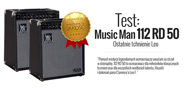 Test komba gitarowego Music Man 112 RD 50 - Ostatnie tchnienie Leo