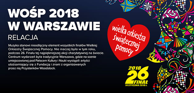 RELACJA: Wielka Orkiestra Świątecznej Pomocy w Warszawie