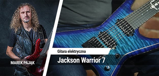 Nowa kosmiczna gitara Marka Pająka z Vader: Jackson Warrior 7 (The Poseidon)