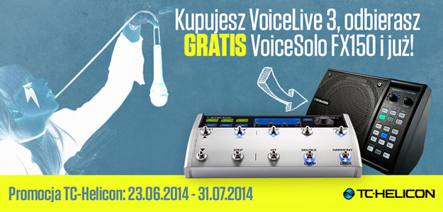 Promocja: TC-H VoiceSolo FX150 gratis przy zakupie VoiceLive 3