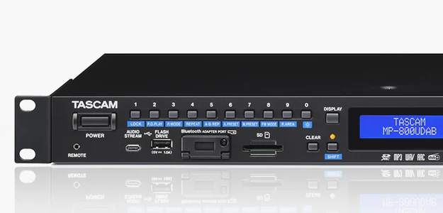 Tascam MP-800U DAB - Wszechstronny odtwarzacza audio