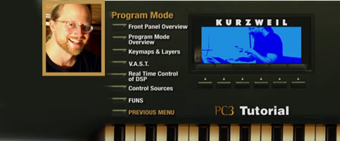 KURZWEIL PC3 TUTORIALS DVD  