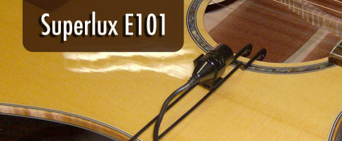 Superlux E101 pojemnościowy mikrofon instrumentalny