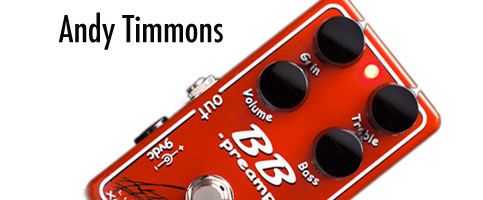 BB Preamp - sygnowany model Andy Timmons
